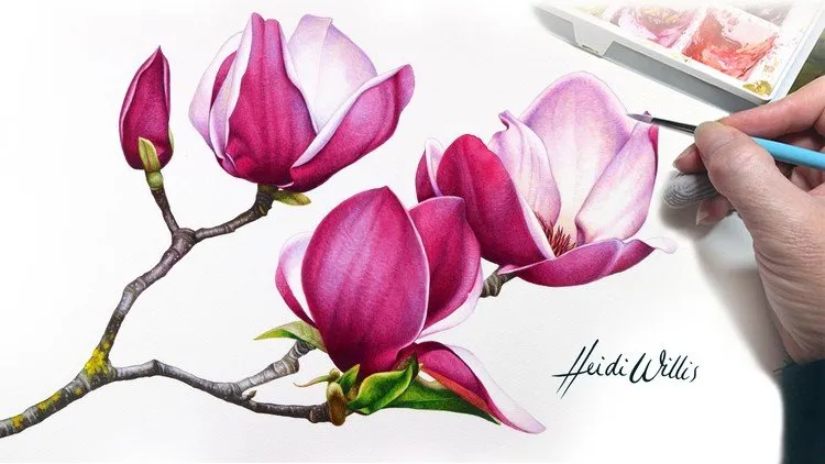 Paint Realistic Watercolor And Botanicals – STUDIO BASICS