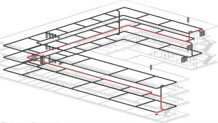 Electrical Circuit Path Through Cable Trays Revit. Advanced